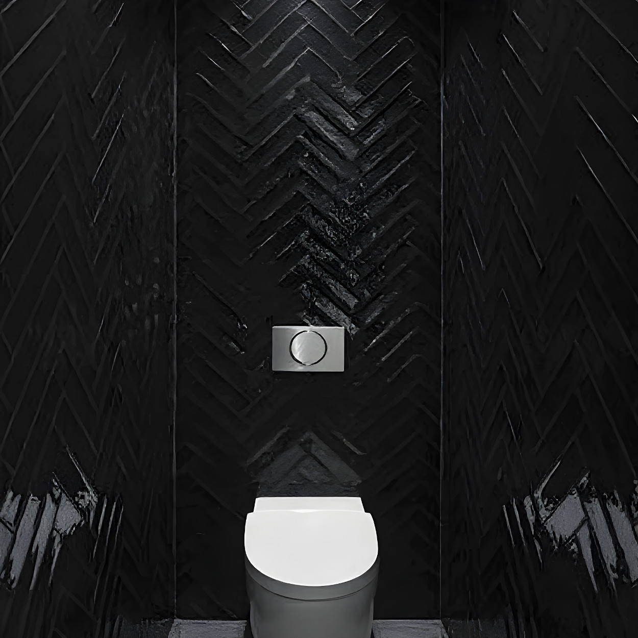 Cifre Ceramica Colonial Wandtegel Black glans 7.5x30cm